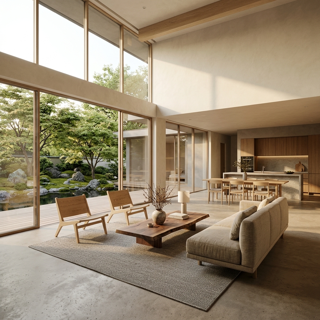 Luxe architecturaal interieur